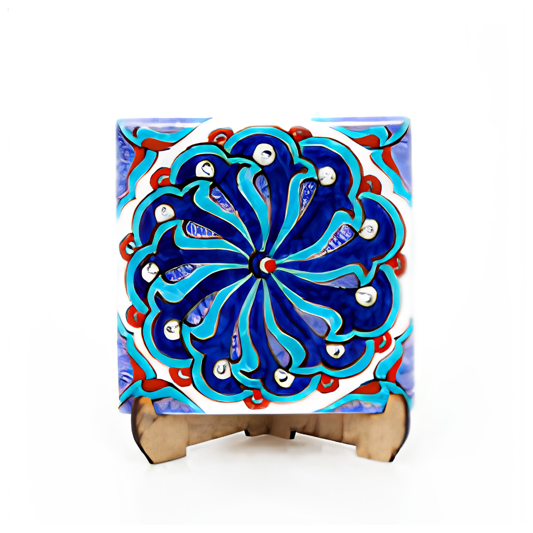 Iznik Floral Tile